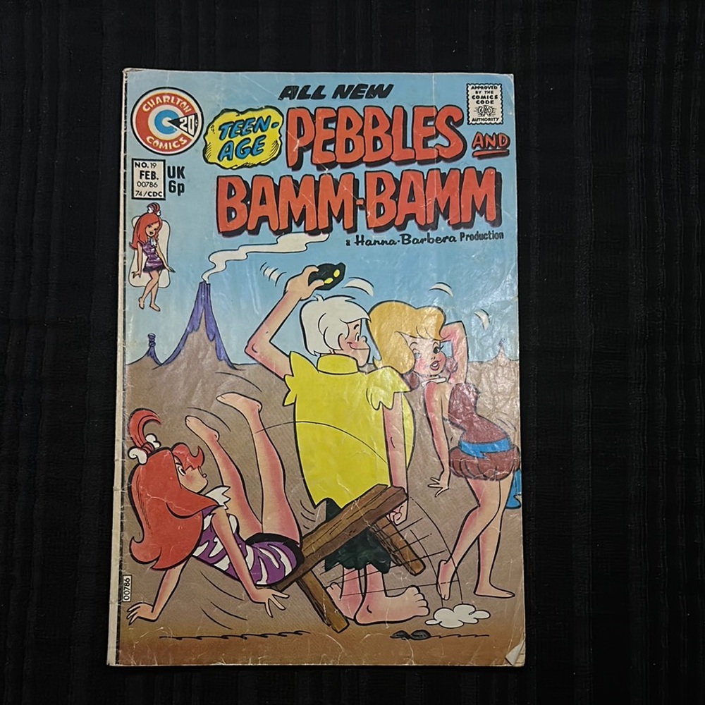 Vintage 1974 Pebbles and Bamm-Bamm (Teenage) Comic Book